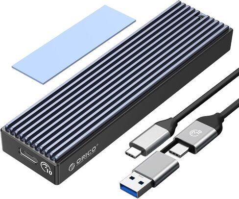 اوريكو ذاكرة مستديمة SSD M.2، USB 3.1 الجيل الثاني (10Gbps) الى NVMe PCI-E M.2 SSD يدعم UASP لذاكرة مستديمة SSD حجم 2230/2242/2260/2280 (حتى 4TB) (M.2 NVMe) in Kuwait