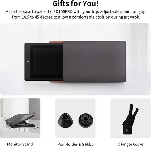 GAOMON PD1161 11.6 Inches HD IPS Tilt Support Graphics Drawing Pen Display with 8 Shortcuts and 8192 Levels Battery-Free AP50 Stylus in Saudi Arabia