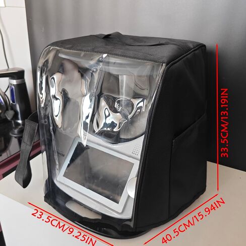 1pcs dust guard suitable for Thermomix TM7 Oxford fabric waterproof and oil-proof Comes with an accessory storage bag suitable for Thermomix TM7 Food Processor Accessories (Transparent version) in Kuwait