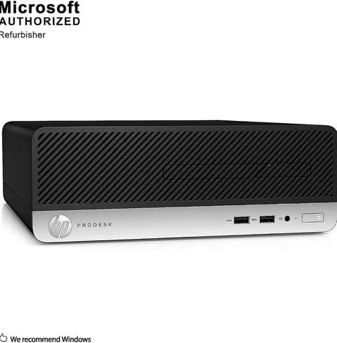HP ProDesk 400 G5 SFF High Performance RGB Desktop Computer, Intel Quad-Core i3-8100 3.60 GHz, 16G DDR4, 1T SSD, WiFi, BT, DP, Windows 11 Pro 64 (Renewed) in Saudi Arabia