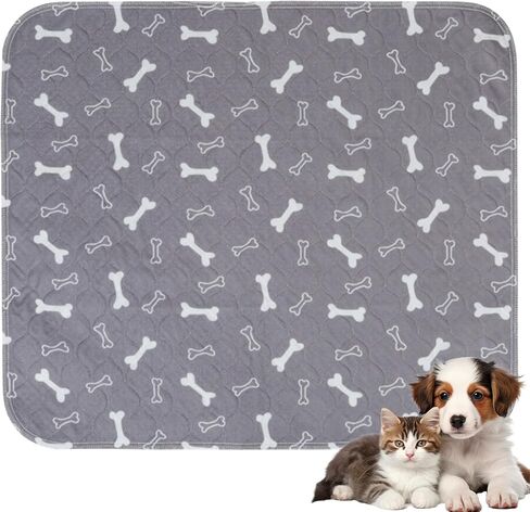 Puppy Pet Pads, Reusable Puppy Pads with pheromones, Washable Pet Pads for Dogs & Cats, Durable Leak-Proof & Anti-Slip Pet Training Pads(M: 28 × 32in) in Saudi Arabia