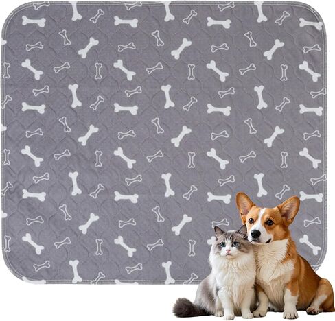 Puppy Pet Pads, Reusable Puppy Pads with pheromones, Washable Pet Pads for Dogs & Cats, Durable Leak-Proof & Anti-Slip Pet Training Pads(M: 28 × 32in) in Saudi Arabia