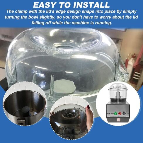 غطاء وعاء القطع 106458S للروبوت كوبيه R2 R2N R2B R2 النرد وR101B معالجات الطعام 106458S غطاء بديل in Kuwait