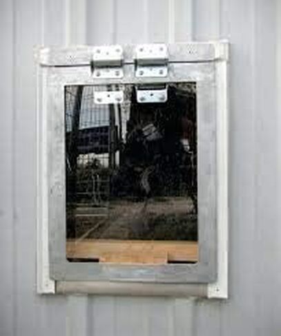 | Heavy Duty Dog Door | Chew Proof, Weather Tight, Energy Efficient | Metal Dog Door | Dog Size 20-120 Lbs | 14"x 20" Frame in Saudi Arabia