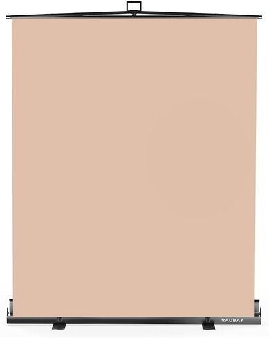 【Wider Style】 RAUBAY 78.7 x 82.7in Large Collapsible Black Backdrop Screen in Kuwait