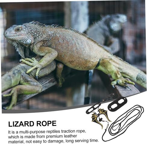 GALPADA Adjustable Lizard Traction Rope Harness Wings for Reptiles Suitable for Small Pets Lightweight and Sturdy Leash for Outdoor Walking in Saudi Arabia