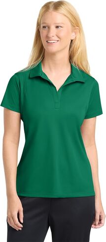 SPORT-TEK Women's Micropique Sport-Wick Polo | Ladies Short Sleeve Collared Shirt, Lightweight Relaxed Fit for Work & Golf in Saudi Arabia