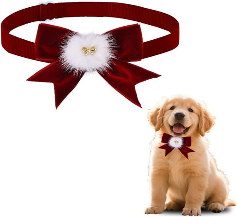 عطلة الأقواس للكلاب القطط جرو الحيوانات الأليفة الشريط القوس التعادل لطوق الكلب لعيد الميلاد حزب الملحقات للحيوانات الاليفة الكلب القط الأحمر القوس التعادل الكلب الياقات للكلاب المتوسطة جرو العلاقات القوس للبنين بنات عيد الميلاد ربطة عنق in Kuwait