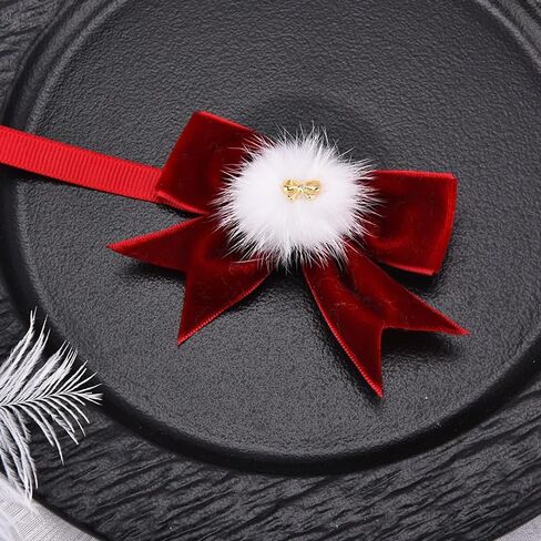 عطلة الأقواس للكلاب القطط جرو الحيوانات الأليفة الشريط القوس التعادل لطوق الكلب لعيد الميلاد حزب الملحقات للحيوانات الاليفة الكلب القط الأحمر القوس التعادل الكلب الياقات للكلاب المتوسطة جرو العلاقات القوس للبنين بنات عيد الميلاد ربطة عنق in Kuwait