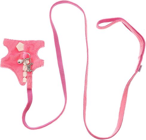 VOSAREA Cartoon Dinosaur PET Harness Leash for Small Pets Wear-Resistant Ferret Leash Adjustable Vest Escaping Design for Ferrets and Guinea Pigs in Saudi Arabia