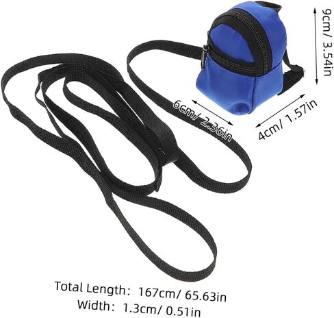 HANABASS Bearded Dragon Leash Harness Reptile Outdoor Leash for Lizards Small Pets Stylish Pet Backpack in Saudi Arabia
