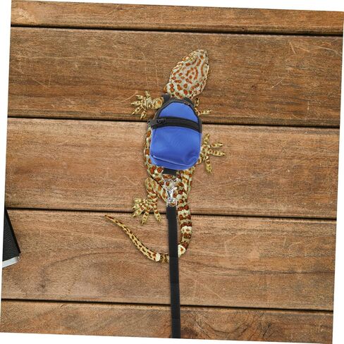 HANABASS Bearded Dragon Leash Harness Reptile Outdoor Leash for Lizards Small Pets Stylish Pet Backpack in Saudi Arabia
