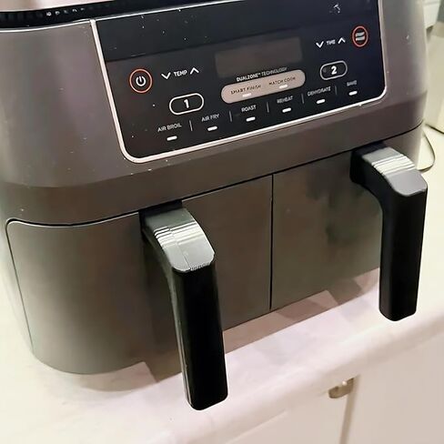 مقابض بديلة لمقلاة الهواء Ninja DZ201 Foodi 8 Qt 6 في 1 DualZone - مجموعة كاملة من المقابض اليسرى واليمنى in Saudi Arabia