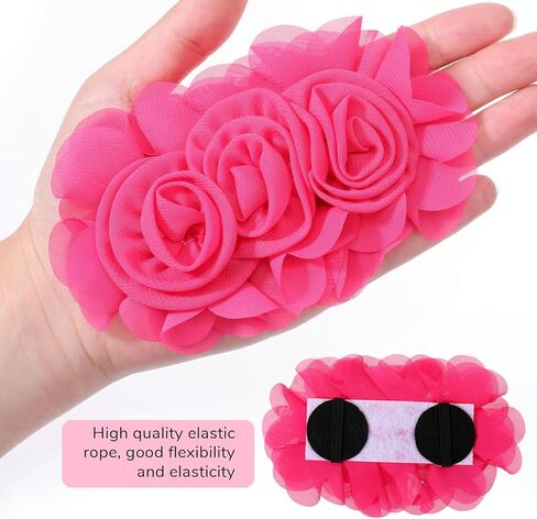 5 PCS Dog Collar Flowers, Dog Collar Charms Flower Set Multicolored Pet Flowers Bow Ties for Cat Puppy Dogs Collars Grooming Accessories in Kuwait