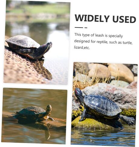 GANAZONO Adjustable Turtle Leash Reptile Lead Faux Pet Training Leash for Turtle and Lizard Small Rope Harness for Pet Walk in Saudi Arabia