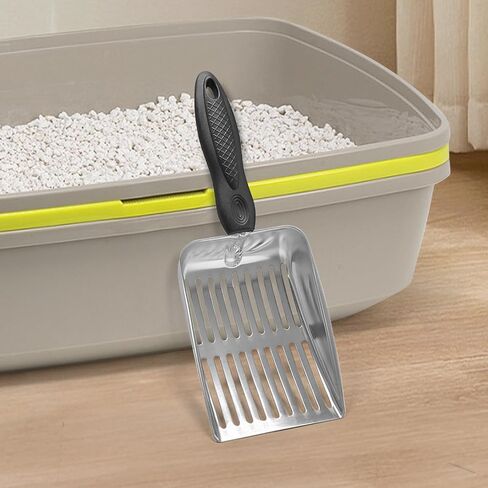 Stainless Steel Cat Litter Scoop, Large Pet Litter Scoop, Thick and Durable Cat Litter Cleaning Tool in Saudi Arabia