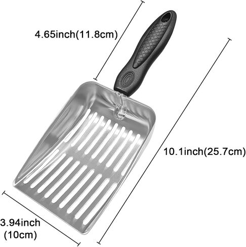 Stainless Steel Cat Litter Scoop, Large Pet Litter Scoop, Thick and Durable Cat Litter Cleaning Tool in Saudi Arabia