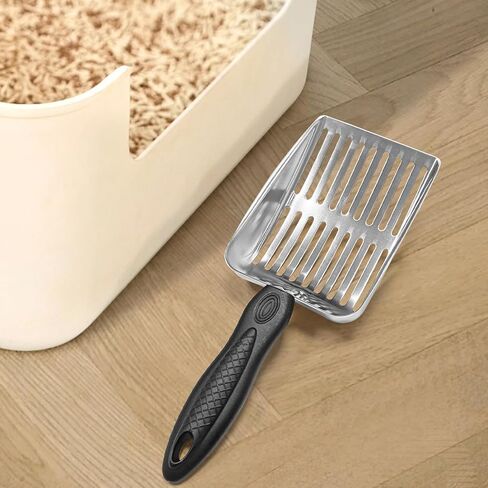 Stainless Steel Cat Litter Scoop, Large Pet Litter Scoop, Thick and Durable Cat Litter Cleaning Tool in Saudi Arabia