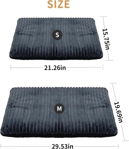 Self-Warming Cat Bed Pad 22 * 16 inch Self-Heating Cat Bed Mat Thermal Blanket for Indoor Cats & Small Dogs Stripes Gray in Saudi Arabia