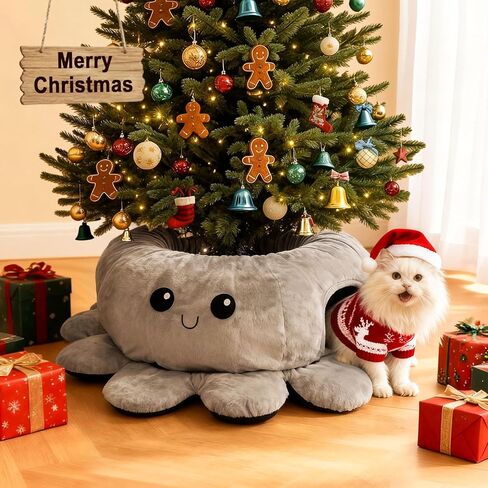 سرير نفق القط للقطط الداخلية ، سرير كهف قطة Peekaboo ، نفق دونات القطط الناعمة للقطط الكبيرة ، على شكل ضفدع لطيف in Kuwait