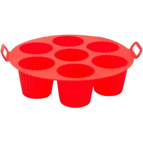 CRG Black Square Silicone Air Fryer Mat – Reusable Non-Stick Basket Liner for Cooking, Baking, and Roasting – Heat-Resistant Accessories for Ninja, Cosori, Gourmia, Chefman in Saudi Arabia