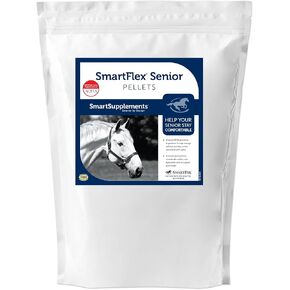 سمارت فليكس كبار الكريات | مكمل لمفصل الحصان مع كبريتات الكوندرويتين والجلوكوزامين والمزيد | الملحق المشترك للخيول الكبيرة | 112 حصة | حقيبة 14.8 رطل in Kuwait