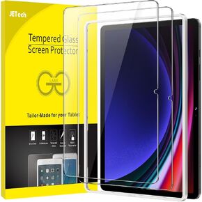 جيتك واقي شاشة لجهاز سامسونج جالكسي تاب اس 8 2022 / تاب اس 7 2020 11 انش (SM-X700/X706/T870/T875/T878) مع اطار سهل التركيب، غشاء من الزجاج المقسى، شفاف HD، قطعتين in Kuwait