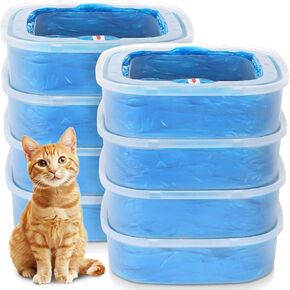 Cat Litter Refills Bags 4 Pack Enhanced Odor Control Litter Refills Compatible with Genie Cat Standard, Plus and XL Pails in Saudi Arabia