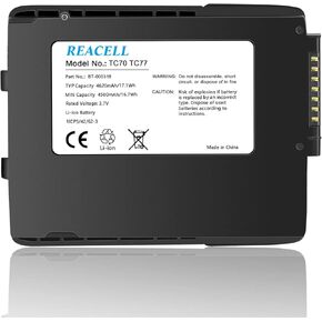 REACELL Battery Replacement for Zebra QLn220, QLn320, ZQ500, ZQ510, ZQ520, ZQ610, ZQ620 Printers fits P1031365-025 P1031365-069 2600mAh/7.4V in Kuwait