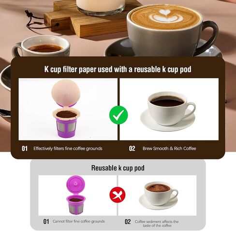 Disposable K Cup Coffee Filters for Keurig 1.0&2.0, 300 Count in Kuwait