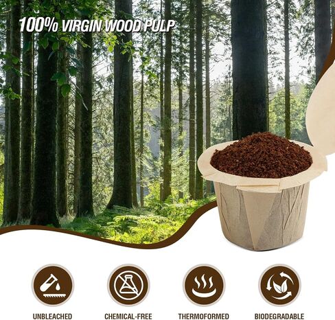 Disposable K Cup Coffee Filters for Keurig 1.0&2.0, 300 Count in Kuwait