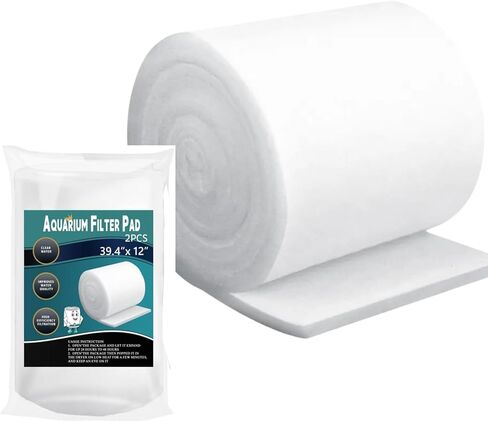 وسادة فلتر حوض السمك 39.4 × 11.8 بوصة لمرشح حوض السمك للمياه النقية الكريستالية وخزان الأسماك والبرك والحديقة والمياه المالحة ونباتات المياه العذبة in Kuwait