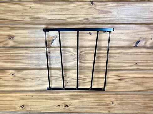 Heavy Duty Steel Wall Hay Rack by Dutch Ranch| Steel Hay Rack for Sheep, Goats & Livestock | Hay Feeder Wall Mount for Easy Hay Storage | Black Hay Rack for Blanket Storage | 18.5" Long | Made in USA in Saudi Arabia