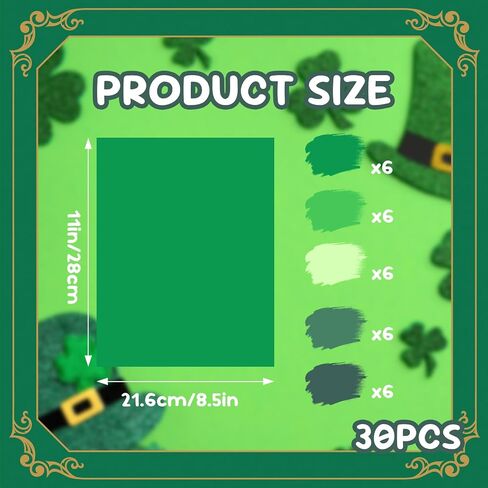 30 Sheets Fall Colors Cardstock Paper 8.5 x 11 Inch, 230gsm/85lb in Saudi Arabia