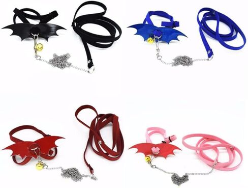 GANAZONO Adjustable Turtle Leash Harness Wing Design Chest Collar for Tortoise Outdoor Walking Control Rope for Reptiles Black in Saudi Arabia