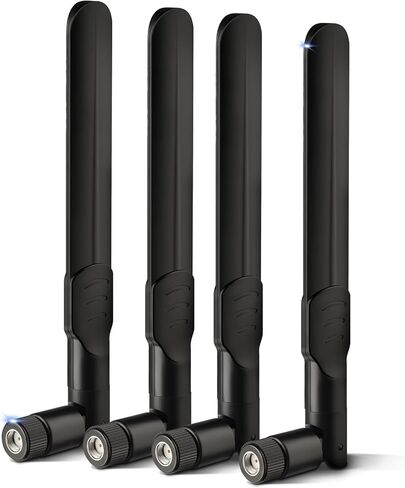 Bingfu 4G LTE Antenna for Spypoint Flex Moultrie Edge Covert Spartan 4PCS | SMA Cellular Antennae Replacement Compatible with Spypoint Flex Flex-S Flex-Dark Flex-Plus Flex-M G-36 LM2 Cell-Link Camera in Kuwait