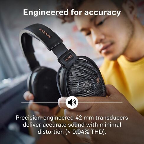 Sennheiser Consumer Audio HD 660S2 - Wired Audiophile Stereo Headphones with Deep Sub Bass, Optimized Surround, Transducer Airflow, Vented Magnet System and Voice Coil – Black in Saudi Arabia