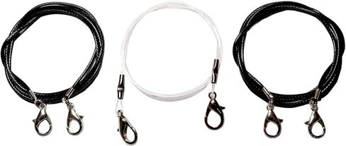 خيوط بديلة للعبة عصا القطط - 3 قطع - سلك نايلون وسلسلتين باراكورد متينتين - أسلاك إعادة تعبئة لعبة عصا القطط مع مشابك جراد البحر لجميع الطُعم وعصا القطط in Kuwait