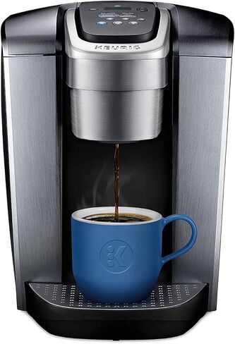ماكينة صنع القهوة Keurig K-Elite ذات الخدمة الفردية K-Cup Pod القابلة للبرمجة (فضي مصقول) (متجددة) in Kuwait