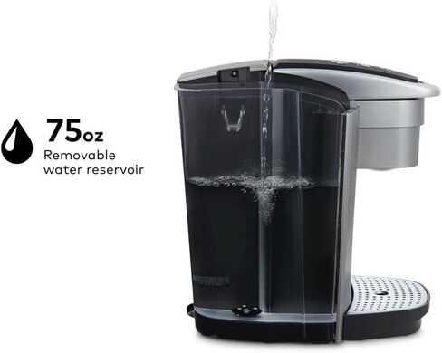ماكينة صنع القهوة Keurig K-Elite ذات الخدمة الفردية K-Cup Pod القابلة للبرمجة (فضي مصقول) (متجددة) in Kuwait