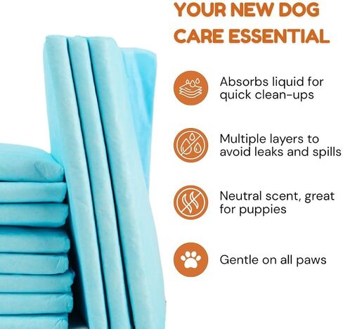 UltraCare Superabsorbent Leak Proof Odor Free Pet Friendly Puppy Pads, Best Potty-Training Disposable Pads, Gentle on Paws Pads XXL 100 XX Large 30x36 100 Count in Saudi Arabia