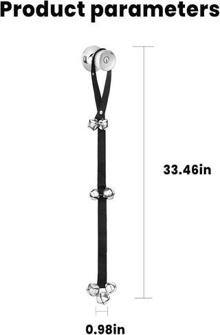 Adjustable Dog Doorbells for Potty Training – 7 Loud and Clear Bells for Effective Puppy Training – Perfect for Small, Medium, and Large Dogs in Saudi Arabia