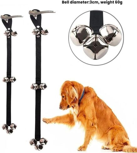 Adjustable Dog Doorbells for Potty Training – 7 Loud and Clear Bells for Effective Puppy Training – Perfect for Small, Medium, and Large Dogs in Saudi Arabia