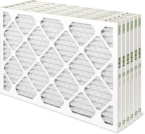20x20x4 MERV 8 مطاطية HVAC AC FURNACE مرشحات الهواء. 3 حزمة. (الحجم الدقيق: 19.5 × 19.5 × 3.75 بوصة) in Saudi Arabia