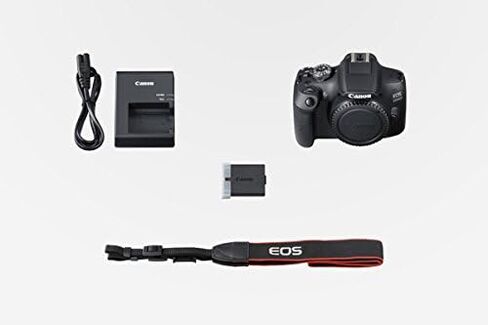 كاميرا Canon EOS 2000D (Rebel T7) الرقمية ذات العدسة الأحادية العاكسة (SLR) مع مجموعة عدسات مقاس 18-55 مم (أسود) - مجموعة الملحقات الأساسية من بطاقة SD سعة 16 جيجابايت من Scandisk + قارئ بطاقة SD + طقم مرشح 3 قطع مقاس 58 مم + قلم فرشاة (متجدد) in Saudi Arabia