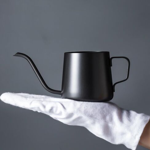 1 Pcs Stainless Steel Pour Over Coffee Kettle, Gooseneck Spout, Long Neck Design 8.4 OZ in Saudi Arabia