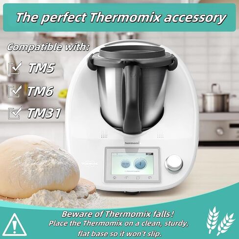 رأس شفرة عجينة العجن متوافقة مع خلاط الدقيق Thermomix TM5/TM6/TM31 لأجزاء صانع الخبز المتوافقة مع ملحقات Thermomix (TM5/TM6) in Kuwait