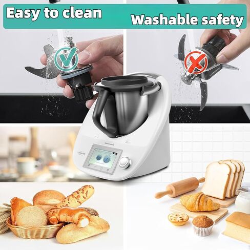 رأس شفرة عجينة العجن متوافقة مع خلاط الدقيق Thermomix TM5/TM6/TM31 لأجزاء صانع الخبز المتوافقة مع ملحقات Thermomix (TM5/TM6) in Kuwait