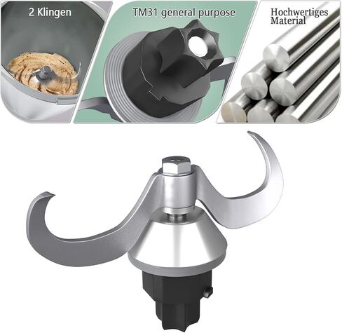 رأس شفرة عجينة العجن متوافقة مع خلاط الدقيق Thermomix TM5/TM6/TM31 لأجزاء صانع الخبز المتوافقة مع ملحقات Thermomix (TM5/TM6) in Kuwait