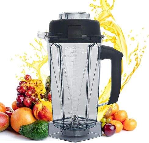 64oz Blender Pitcher Replace for 5200 5000 6500 7500 Pro500 750 Vita-Prep VM0101 VM0102 VM0103 VM0197 E310 320 Asy172 Classic/Explorian/Commercial series etc Container Cup in Saudi Arabia